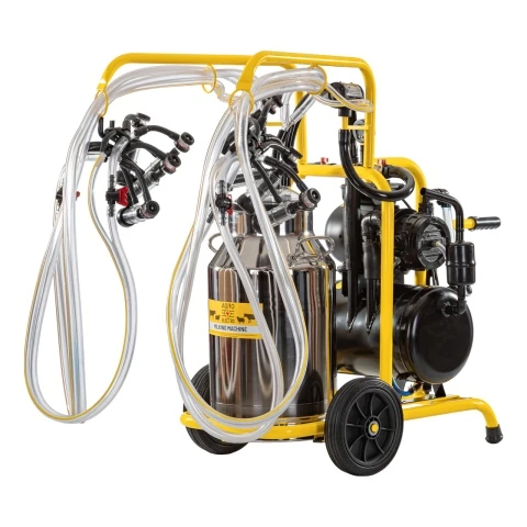 Aparat de muls oi, 4 posturi, 1 bidon inox de 40 litri