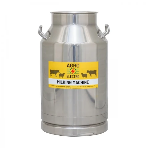 Bidon inox pentru aparat de muls, 40 litri :: 40 L