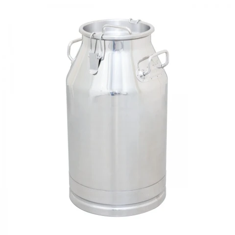 Bidon inox pentru transport lapte, cu capac tip clips, 40 litri :: 40 litri