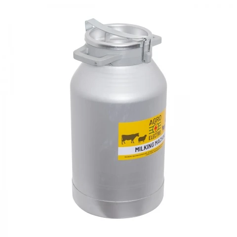 Bidon aluminiu pentru transport lapte, cu capac tip clips, 30 litri :: 30 litri
