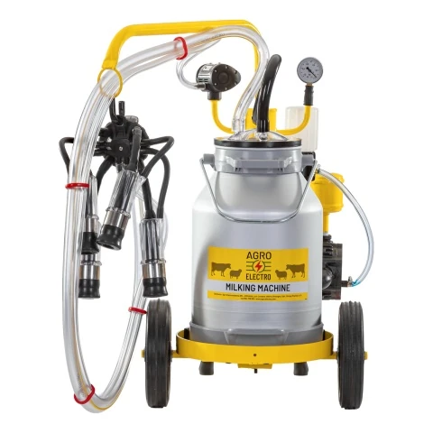 Aparat de muls vaci, cu 1 bidon aluminiu de 25 litri, eco