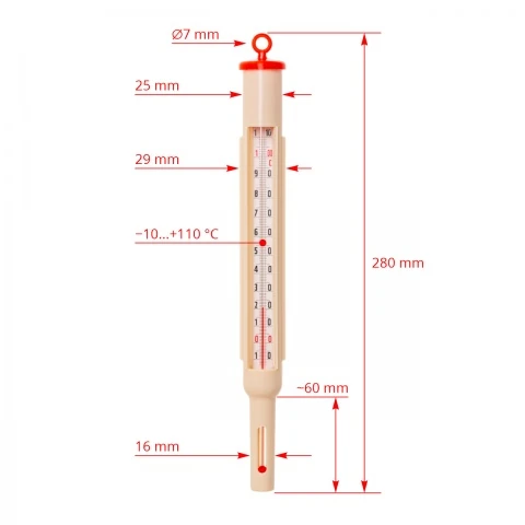 Termometru lapte −10...+110 °C