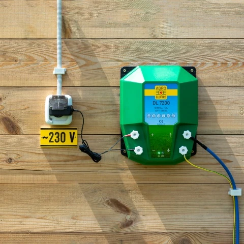 Aparat gard electric DL 7200, 7,2 Joule, cu adaptor de rețea 230/12 V