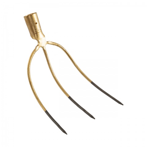 Furcă pentru fân și baloți, cu 3 coarne, fără coadă, 21 × 28 cm