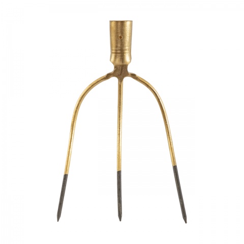 Furcă pentru fân și baloți, cu 3 coarne, fără coadă, 21 × 28 cm