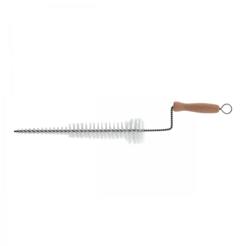 Perie spiralată de curățat manșoane, cu mâner de lemn, 50 cm