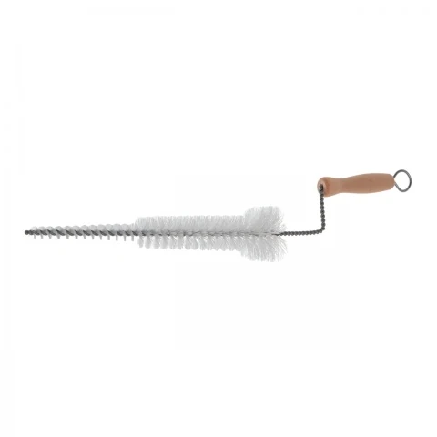 Perie spiralată de curățat manșoane, cu mâner de lemn, 50 cm