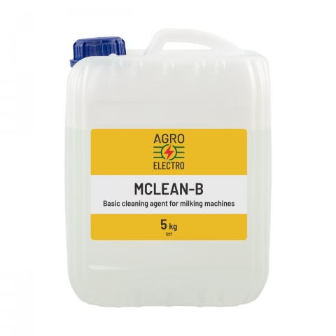 Detergent bazic pentru curățarea aparatelor de muls, MCLEAN-B, 5 kg