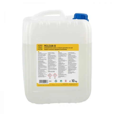Detergent bazic pentru curățarea aparatelor de muls, MCLEAN-B, 10 kg :: 10 kg