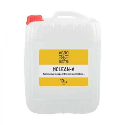 Detergent acidic pentru curățarea aparatelor de muls, MCLEAN-A, 10 kg :: 10 kg