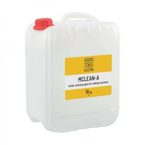 Detergent acidic pentru curățarea aparatelor de muls, MCLEAN-A, 10 kg :: 10 kg