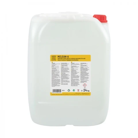 Detergent acidic pentru curățarea aparatelor de muls, MCLEAN-A, 24 kg :: 24 kg