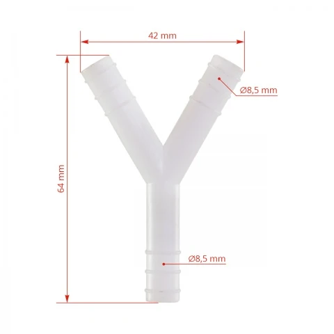 Distribuitor Y, 8,5 mm