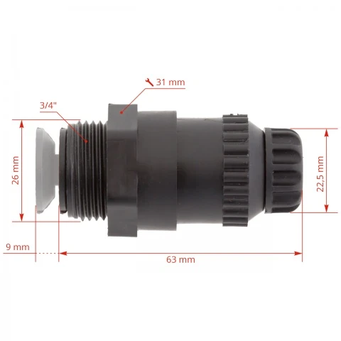 Regulator pentru rezervorul de vid