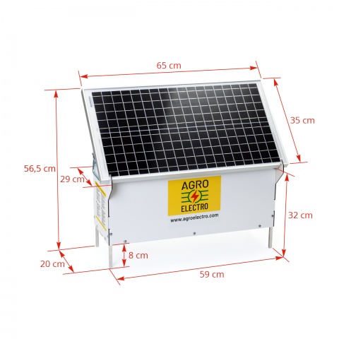 Aparat gard electric ECO-compact DL 4500 cu sistem solar 30 W