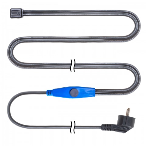 Cablu anti-îngheț cu termostat, 1 m