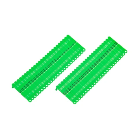 Crotalii pentru miei și iezi, Twintag, verde, 1-50 :: 1-50