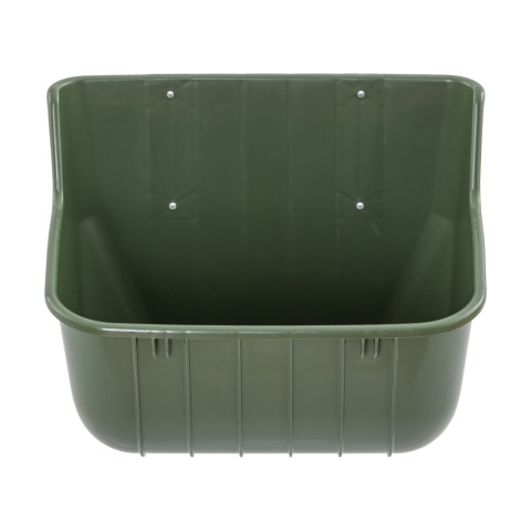 Hrănitoare din plastic pentru vaci, fără margine de protecție, 15 litri