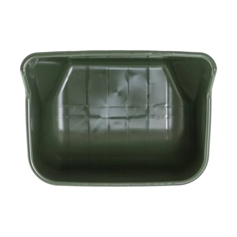 Hrănitoare din plastic pentru vaci, fără margine de protecție, 15 litri