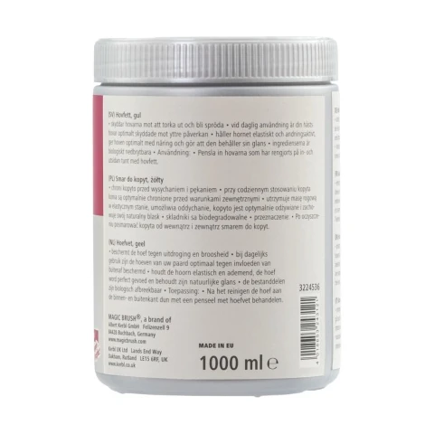 Unsoare pentru copite, MagicBrush, galben, 1000 ml :: Galben