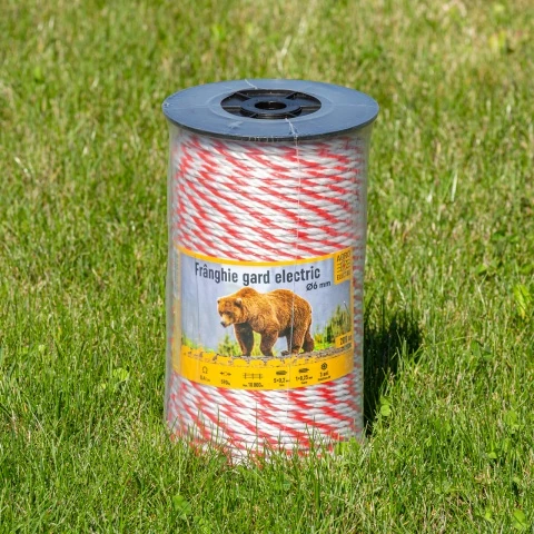 Frânghie gard electric - 200 m - 590 kg - 0,4 Ω/m