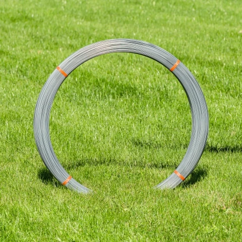 Sârmă galvanizată pentru gard electric 2,5 mm - 625 m - 650 kg - 0,035 Ω/m