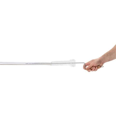 Perie spiralată de curățat manșoane, cu mâner de lemn, 50 cm