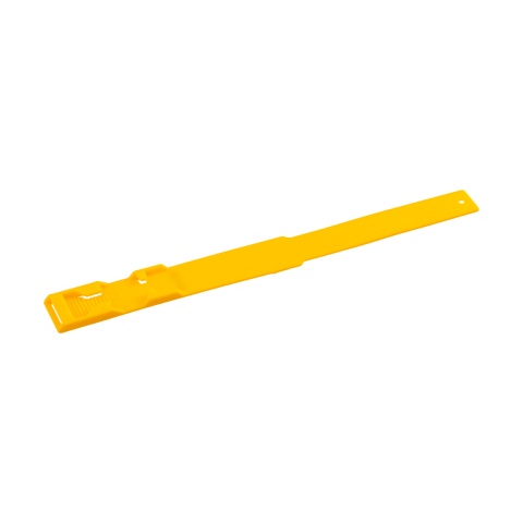Brățară de marcaj pentru vaci, plastic, galben
