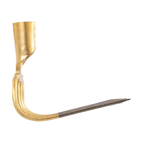 Furcă pentru bălegar cu 4 coarne, curbat în 90 de grade, 22,5 × 20 cm