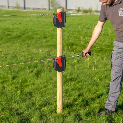 Set poartă cu fir pentru gard electric, Ako Flexigate, 7,5 m