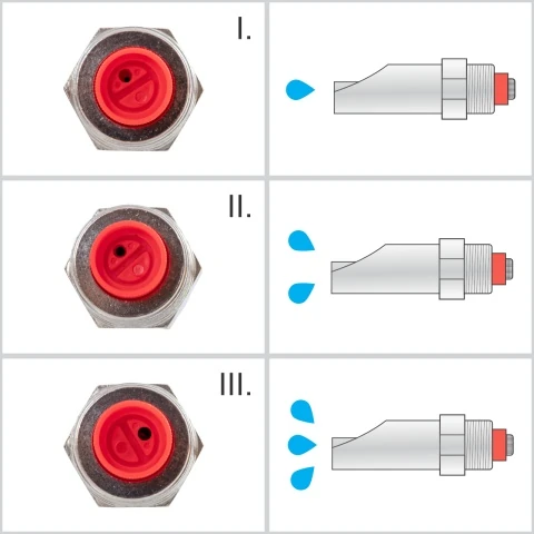 Suzetă cu filet 3/4", pentru scroafe, cu niplu 3/4"
