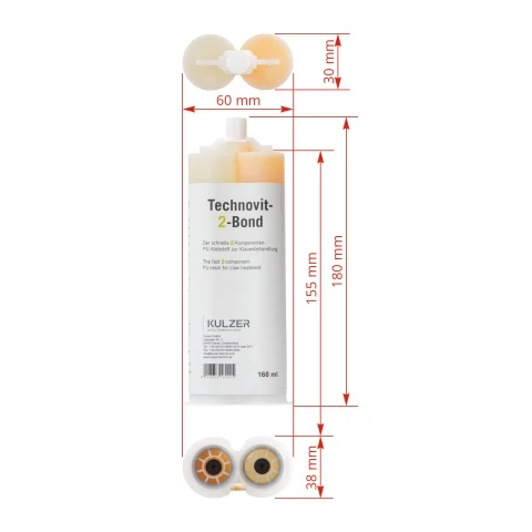 Cartuș cu adeziv din 2 componente, Technovit-2-Bond, 160 ml