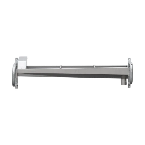 Adăpătoare inox cu suport de perete zincat, 207 × 60 cm, 95 litri