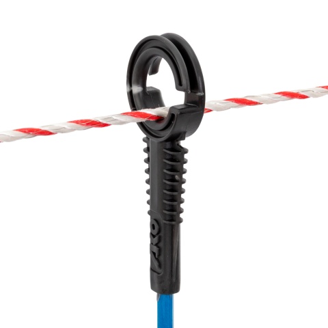 Stâlp din fibră de sticlă, AKO Oval Premium, 110 cm, albastru