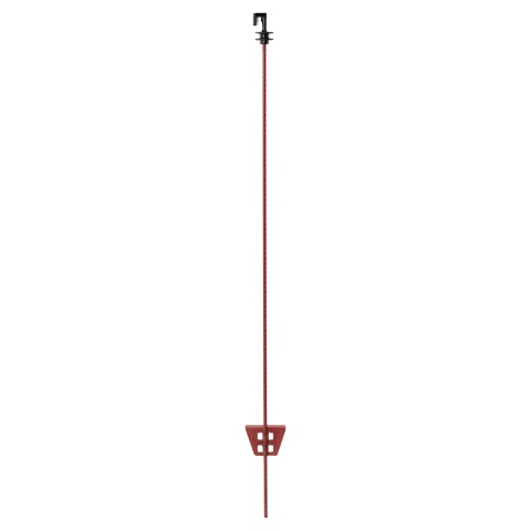 Stâlp din oțel, pentru gard electric, Ø8 mm × 107 cm