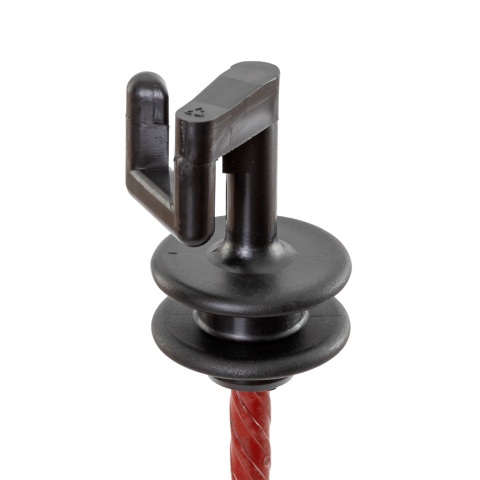 Izolator de schimb pentru stâlp din oțel rotund Ø8 mm, 25 buc.