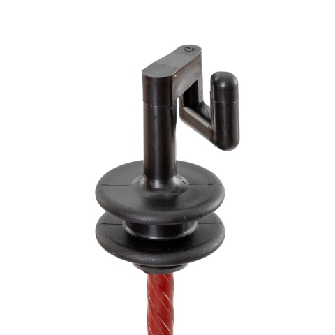 Izolator de schimb pentru stâlp din oțel rotund Ø8 mm, 25 buc.