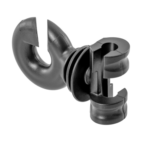 Izolator suplimentar pentru stâlp din oțel rotund Ø8 mm, 25 buc.