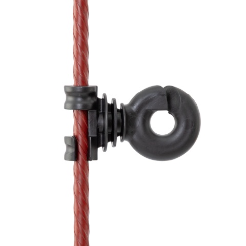Izolator suplimentar pentru stâlp din oțel rotund Ø8 mm, 25 buc.