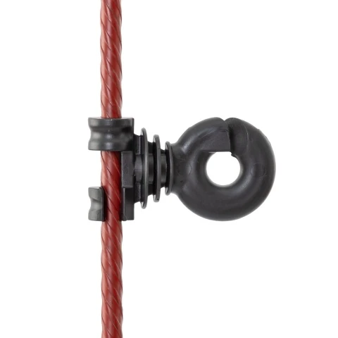 Izolator suplimentar pentru stâlp din oțel rotund Ø8 mm, 25 buc.