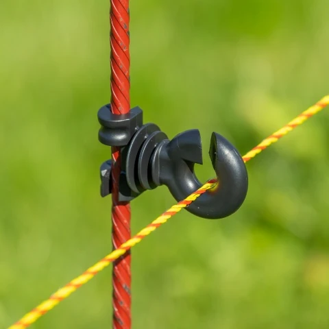 Izolator suplimentar pentru stâlp din oțel rotund Ø8 mm, 25 buc.