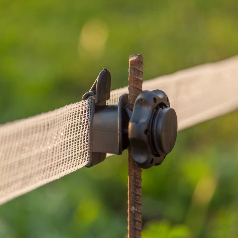 Izolator pentru bandă, montare pe stâlpi metalici, 25 buc.