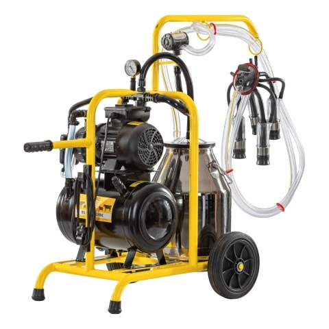 Aparat de muls vaci, cu 1 bidon inox de 30 litri