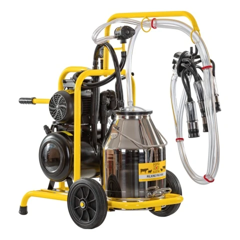 Aparat de muls vaci, cu 1 bidon inox de 30 litri