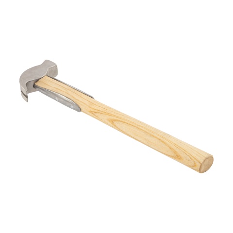 Ciocan pentru potcovit, cu mâner din lemn întărit, 33 cm