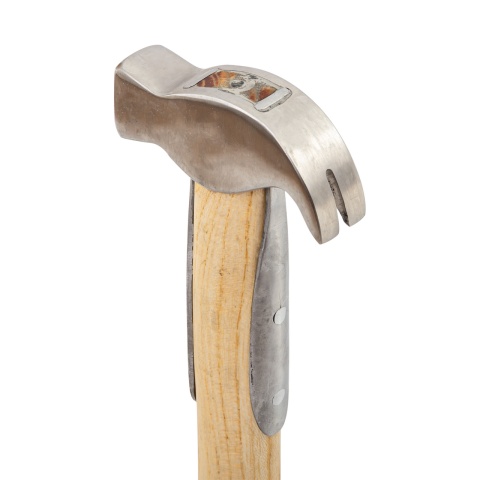 Ciocan pentru potcovit, cu mâner din lemn întărit, 33 cm