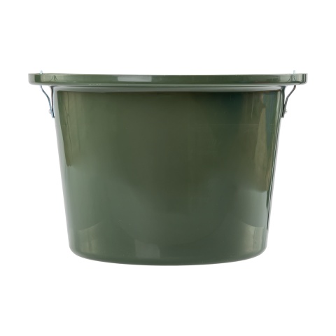 Găleată de hrănire pentru cabaline, cu dispozitiv de fixare și mâner, verde închis, 12 litri
