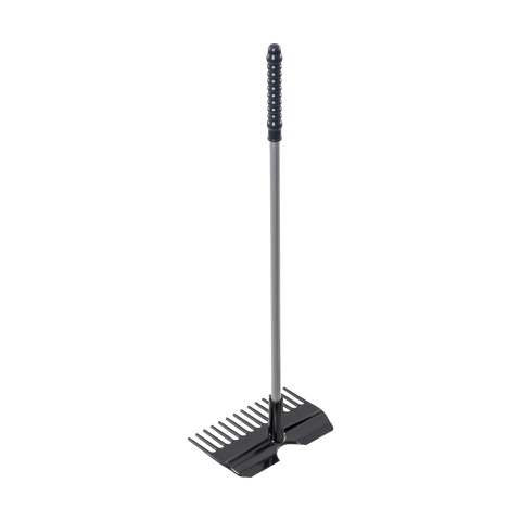 Greblă pentru curățare bălegar, Mistboy Mini, negru, 60 cm