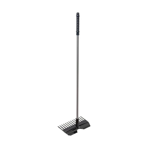Greblă pentru curățare bălegar, Mistboy, negru, 75 cm