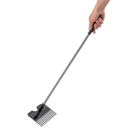 Greblă pentru curățare bălegar, Mistboy, negru, 75 cm
